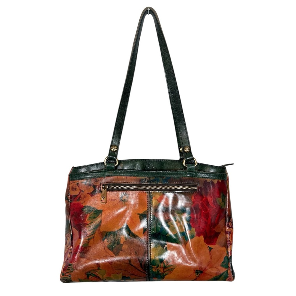 Patricia Nash Poppy Leather Tote Shoulder Bag